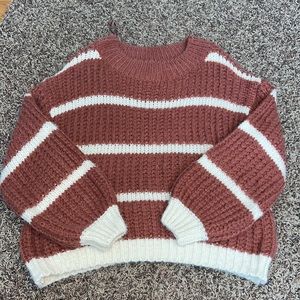 Off the shoulder Knitted Sweater